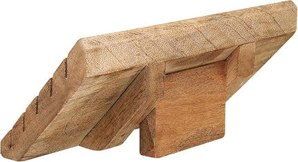 Wooden Playing Card Holder for Table Games, Card Storage and Display Card Holders for Playing Cards with Adjustable Stand Set of 2, for Adults Seniors Kids, 5 Slots