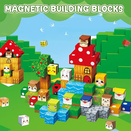 Bbiamsleep 120 PCS Building Blocks Fairy Garden Set for Christmas Birthday Gifts