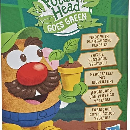Mr Potato Head Goes Green Toy for Kids Ages 3 and Up, Made with Plant-Based Plastic and FSC-Certified Paper Packaging (Amazon Exclusive)