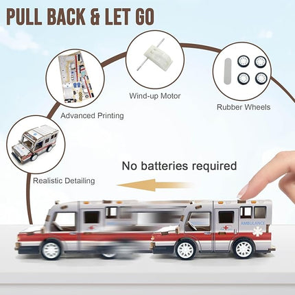 3D Wooden Puzzle Car Kits - Creative Model Car Kits & STEM Kits for Kids, Fun Educational Building Toys for Kids Ages 4-12, for Young Builders & Engineers (4 Pack)