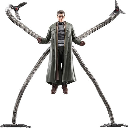 Marvel Legends Series Doc Ock, Spider-Man: No Way Home Collectible, Deluxe 6-Inch Action Figure, 4 Accessories, Ages 4 and Up
