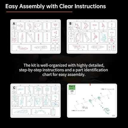 Eagle 3D Metal Model Kits for Adults and Teens,3D Metal Puzzles, Mechanical Assembly Models, Collectible Mechanical Engineering Crafts for Home Office Decoration & Gift (Yellow)