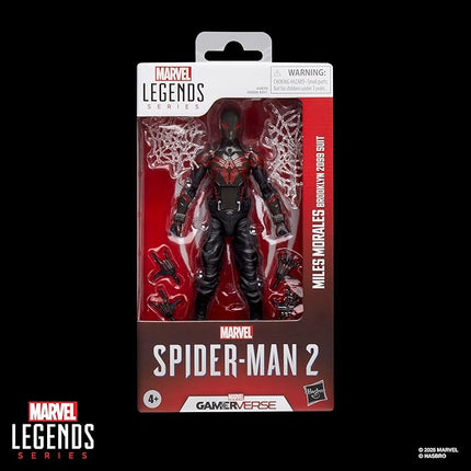 Marvel Legends Series Gamerverse Miles Morales Brooklyn 2099 Suit, Spider-Man 2 Video Game -Inspired Collectible 6 Inch Action Figure