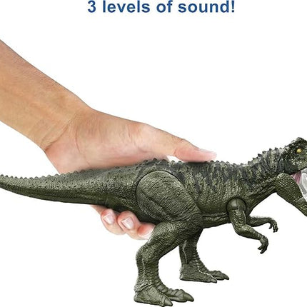 Jurassic World Toys Camp Cretaceous Roar Attack Ceratosaurus Dinosaur Action Figure, Toy Gift with Motion and Sound