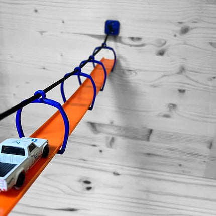 Suspension Bridge Compatible with Hot Wheels Cars and Track (Orange)