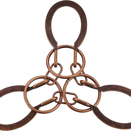 Brain Teaser Puzzles - Metal Horseshoe Cast Puzzle Game Toy Unlock Interlock Puzzles Box Mind IQ Logic Test Disentanglement Games Toys for Adults Office Supplies WP140D