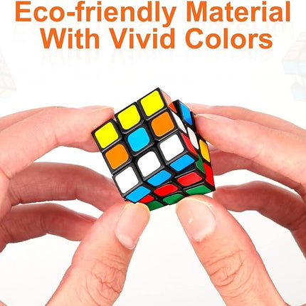 Mini Speed Cube Party Favors,Fun Puzzle Games for Kids, Classroom Gifts, and Stress Relief Toys Goodie Bags Filler Birthday Gift (24 Pack)