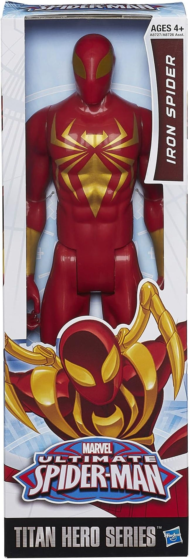 Marvel Ultimate Spider-Man Titan Hero Series Iron Spider Figure - 12 Inch