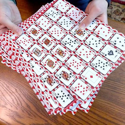 Regal Games - Poker Keeno Bulk Game Set - Includes 12 Two-Sided Boards, 200 Scoring Chips, 1 Deck of Standard Poker Cards - 24 Unique Board Layouts- Casino Night Card Game- Compatible with Poker Keno