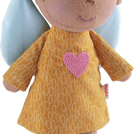 HABA Guardian Angel Mini Doll Nora - Soft Plush Baby Doll Toy for Toddlers 1-3, Ideal Gift for 2 Year Old Girls & Up