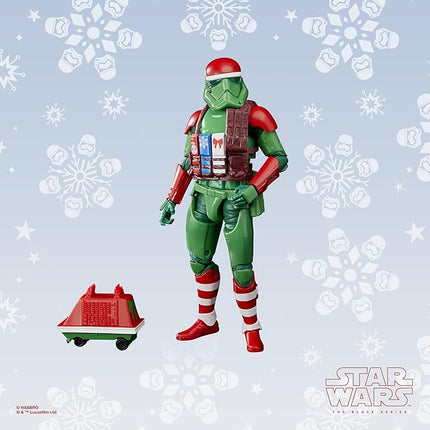 STAR WARS The Black Series First Order Stormtrooper (Holiday Edition) and Mouse Droid Toys, 6-Inch-Scale Holiday-Themed Collectible Figures (Amazon Exclusive)
