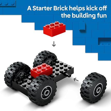 LEGO City Yellow Construction Wheel Loader Building Sensory Toy - Construction Vehicle Toy for Toddlers, Boys and Girls, Ages 4+ - Educational, Learning Gift Idea for Preschoolers - 60450