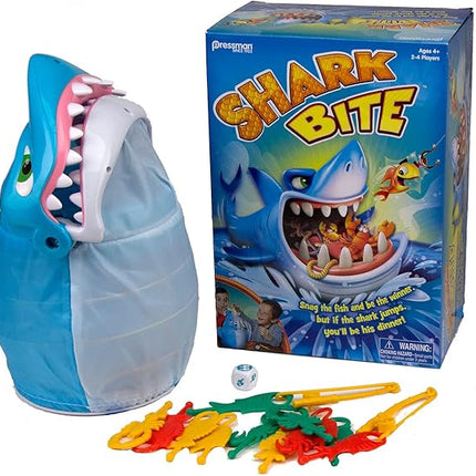 Shark Bite with Let's Go Fishin' Card Game (Amazon Exclusive) by Pressman