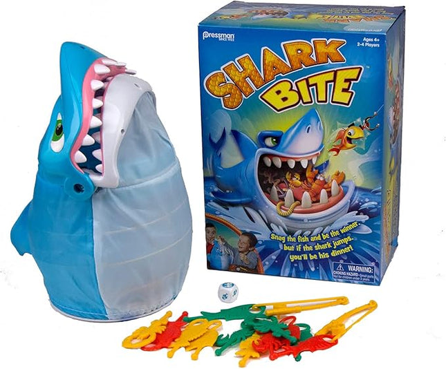 Shark Bite with Let's Go Fishin' Card Game (Amazon Exclusive) by Pressman