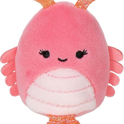 Squishville by Original Squishmallows Beach Day Squad Plush - Six 2-Inch Squishmallows Plush Including Mauricio, Deniz, Cosmina, Shauna, Chester, and a Surprise Squishmallow