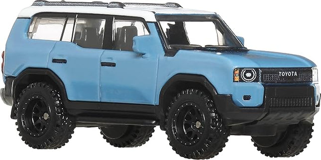 Hot Wheels Premium Car Culture Off Road 1:64 Scale Die-Cast 2024 Toyota Land Cruiser Vehicle with Real Riders Tires & Metal/Metal Body & Chassis