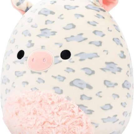 Squishmallows Original 12in Rosie The White Spotted Pig with Pink Swirl Belly – Official Jazwares Easter Plush (Medium-Sized)