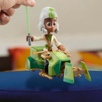 Star Wars: Young Jedi Adventures Speeder Adventure Pack, 3-Pack Action Figures & Vehicles, 4-Inch Scale Preschool Toys for 3 Year Old Boys & Girls (Amazon Exclusive)