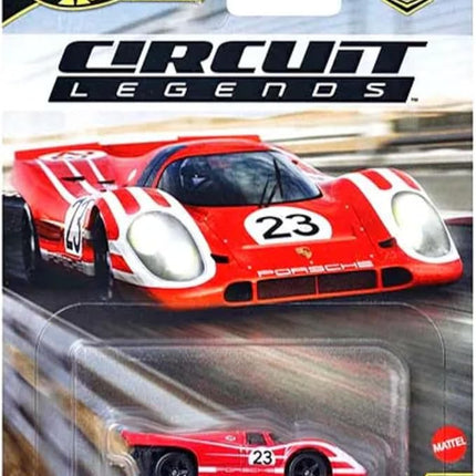 Hot Wheels Circuit Legends Die‑Cast Racing Set – Porsche, Ferrari, Ford & Subaru Icons, 1:64 Scale, Ages 3+ (Pack of 5) FPY86-961K