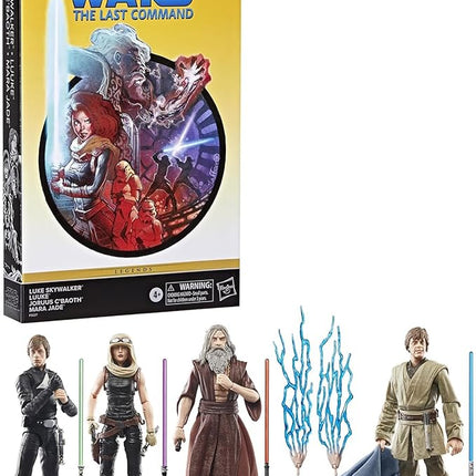 STAR WARS The Black Series The Last Command Luke Skywalker, Luuke, Joruus C'baoth, Mara Jade 6-Inch Action Figures