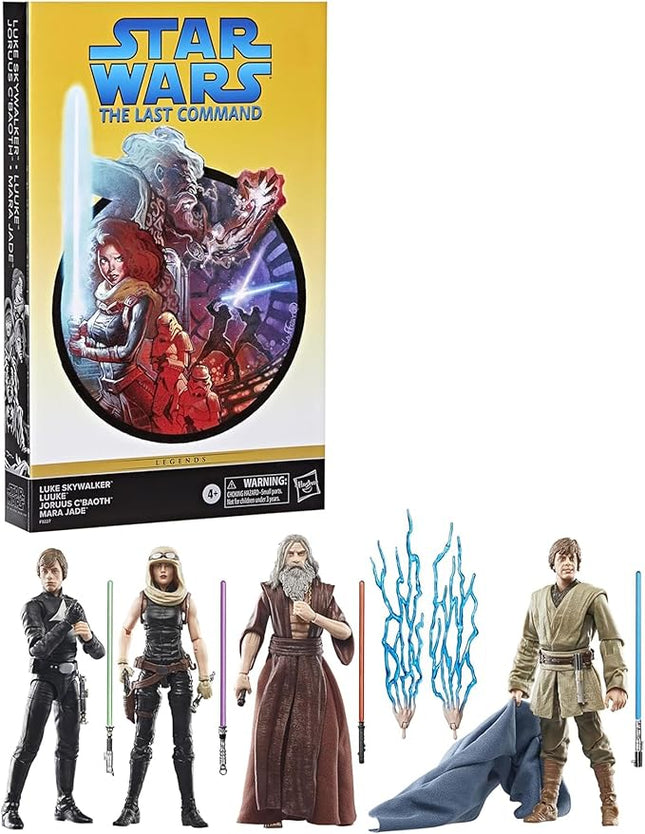 STAR WARS The Black Series The Last Command Luke Skywalker, Luuke, Joruus C'baoth, Mara Jade 6-Inch Action Figures