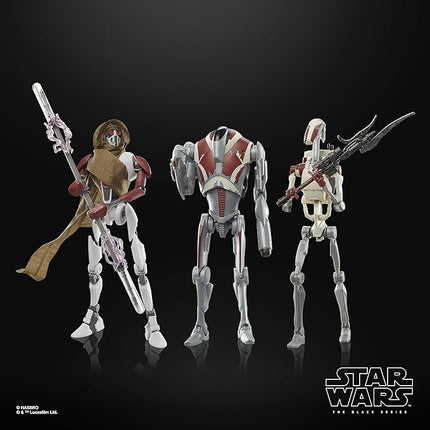 STAR WARS The Black Series MagnaGuard, Super Battle Droid, Battle Droid Jedi: Survivor Collectible 6 Inch Action Figure 3-Pack (Amazon Exclusive)