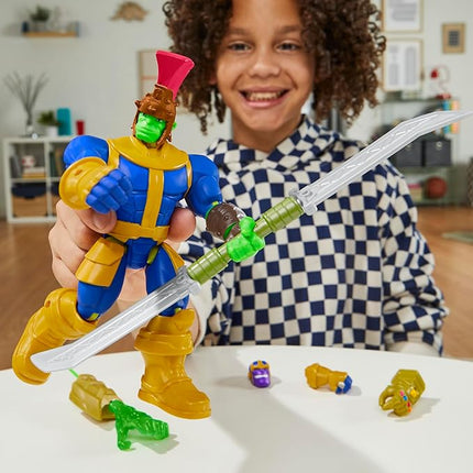 Avengers Marvel MixMashers Hulk Custom Deluxe Mix-and-Match Action Figure & Accessories, 5-Inch-Scale Super Hero Toys for Kids Ages 4+