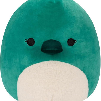 Squishmallows Original 14-Inch Selassi Green Platypus with Fuzzy White Belly - Large Ultrasoft Official Jazwares Plush