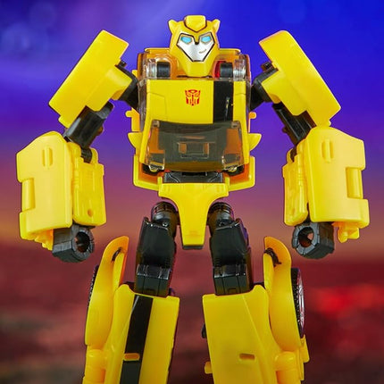 Transformers Legacy United Deluxe Class Animated Universe Bumblebee, 5.5-Inch Converting Action Figure, 8+