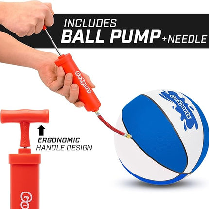 GoSports Water Basketballs 2 Pack - Choose Between Size 3 and Size 6, Great for Swimming Pool Basketball Hoops