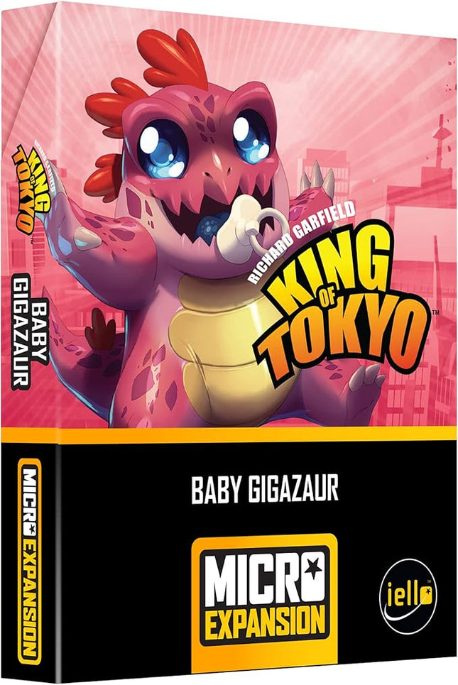 IELLO King of Tokyo: Baby Gigazaur Micro Expansion - Iello, Card Game Expansion to Play with King of Tokyo Base Game