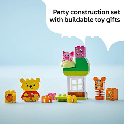 LEGO DUPLO Disney Winnie The Pooh’s Birthday Party Toddler Sensory Building Blocks - Learning & Education Toys for Preschool - Birthday Gifts for 1-3 Year Old Girls & Boys - 10457