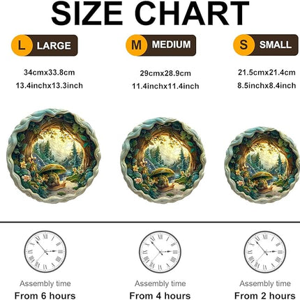 Wooden Puzzle for Adults-200PCS 3D Visual Effect Snail Unique Shape Advanced Wooden Jigsaw Puzzle for Adult, Challenge Wood Puzzle Jigsaw Home Decoration (M-11.4 * 11.4in-200pcs)