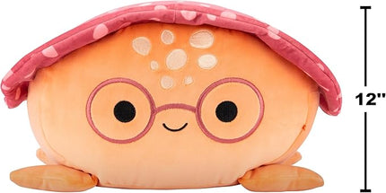 Squishmallows Original 12in Caine The Orange Leatherback Turtle with Glasses – Official Jazwares Plush (Medium-Sized)