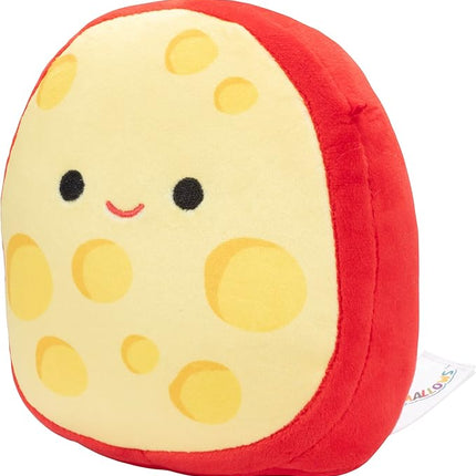 Squishmallows 5" Mannon The Gouda Cheese Mini Plush - Official Kellytoy - Collectible Soft & Squishy Mini Cheese Stuffed Animal Toy - Easter Gift for Kids, Girls, & Boys - 5 Inch