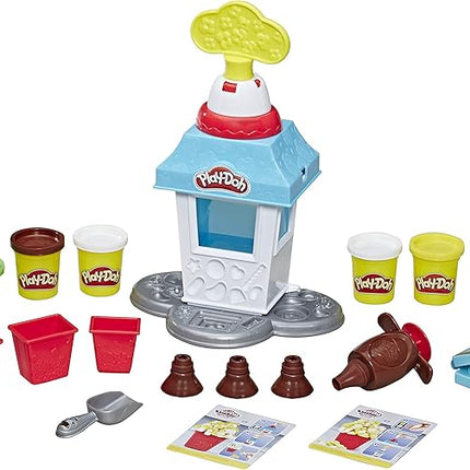 Play-Doh Kitchen Creations Popcorn Party Play Food Set with 6 Non-Toxic Cans