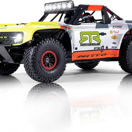 FMS 1/7 Ford Bronco RTR EB Fast RC Truck – Licensed by Ford & RTR Vehicles, 80km/h Short Course Truck, 4WD Brushless RC Car, CNC Metal Parts, Off-Road Rock Crawler 4x4 for Adults (2025 Paint Scheme)