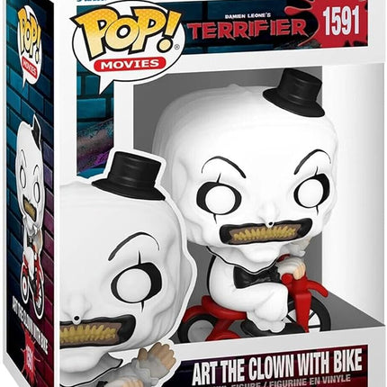 Funko POP! Movies: Terrifier - Art The Clown with Bike - Collectable Vinyl Figure - Gift Idea - Official Merchandise - for Kids & Adults - Horror Fans - Model Figure for Collectors and Display