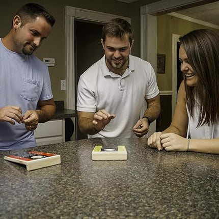 Coinhole Hasbro Tabletop Coin Bouncing Game | Desktop Cornhole Game Set | 2+ Players All Ages (Touchdown Game Set)