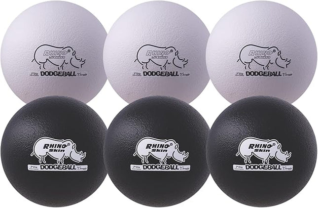 Champion Sports® Rhino Skin® Low Bounce Dodgeball Sets & Singles for Playground, PE, Backyard & League Games – Team Sports Equipment for Youth & Adults