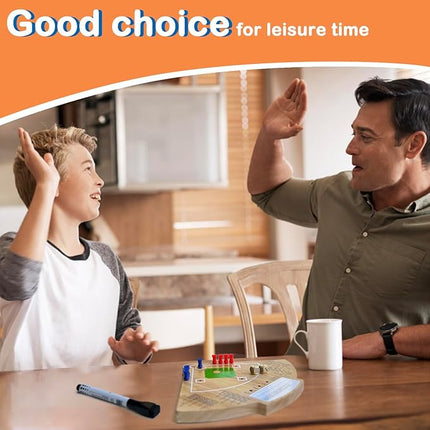 Baseball Board Game, Oak Made Leisure Game for Sport Battle Table Game for Family Party Holiday Coffee Travel Time Gameboard