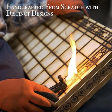 Wegiel Handmade Junior European International Chess Set - 16 Inch Luxury Wooden Chess Set for Adults and Kids, Premium Beech and Birch Wood - Unique Folding Design with Storage