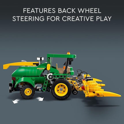 LEGO Technic John Deere 9700 Forage Harvester Tractor Toy, Buildable Farm Toy for Imaginative Play, Kids Truck Gift for Boys and Girls Ages 9 and Up who Love Farming Vehicles, 42168