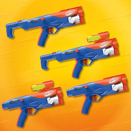 Nerf N Series Gear Up Pack, 3X Blasters, 18 Nerf N1 Darts, Kids Gifts, Outdoor Games, Ages 8+