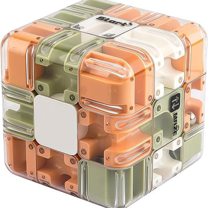 Large Labyrinth 3D Puzzles Maze Cube - Engaging Brain Teaser Toy, Magic 3D Maze Ball Cube (1PCS)