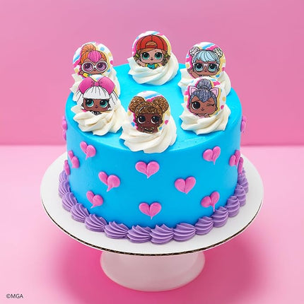 DecoPac L.O.L. Surprise! Rings, 24 L.O.L. Surprise Funseeker Cupcake Decorations Featuring 6 Different Dolls - 24 Pack