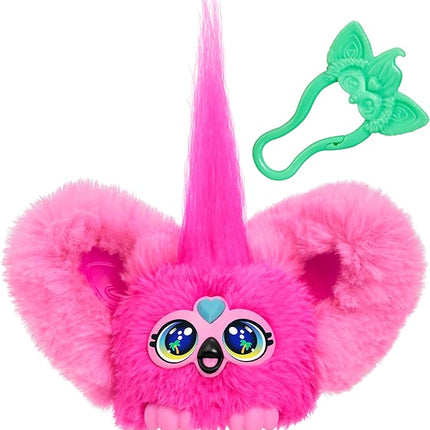 Furby Furblets Flo-Flo Mini Friend, Electronic Plush Toys, Pink Flamingo, Speaks Furbish & Plays Music, Series 5, Back to School Gifts, Ages 6+