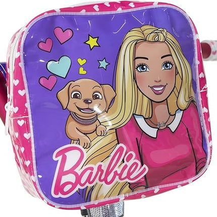 Dynacraft Barbie 12-18 Inch Girls BMX Bike for Age 3-9 Years - Fun and Stylish Design, Sturdy and Durable, Perfect for Kids Learning to Ride, Easy to Assemble, Ideal for Young Riders