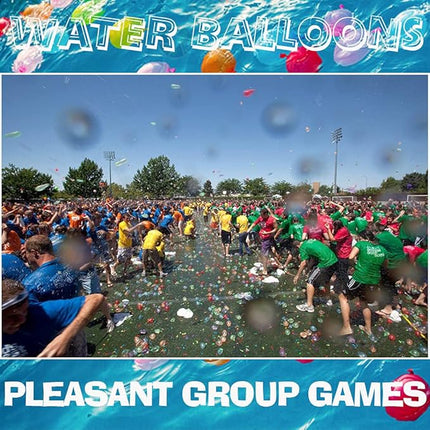 Summer Water Toys Magical Quick Fill Water Balloons for Pools and Water Companions 1184 Balloons (BG)