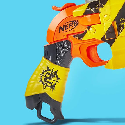 Nerf Zombie Strike Hammershot Blaster, Pull-Back Hammer-Blasting Action, 5 Darts (Amazon Exclusive)